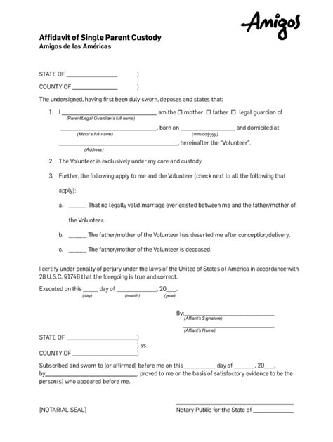single parent dependent affidavit crcc benefits