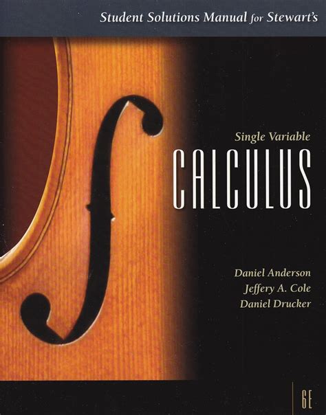 single variable calculus stewart 6th edition