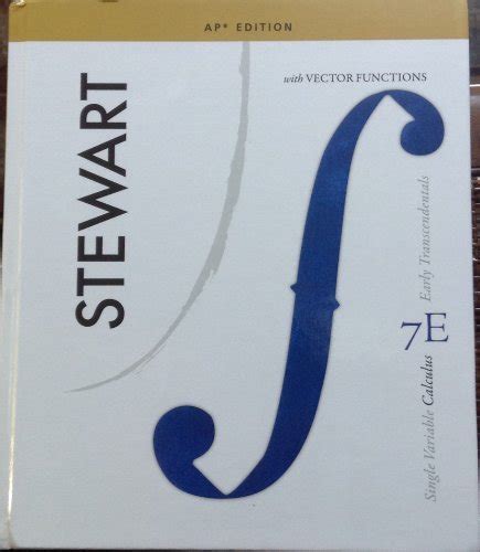 Read Single Variable Calculus Ap Edition Early Transcendentals With Vector Function 7E Stewart 