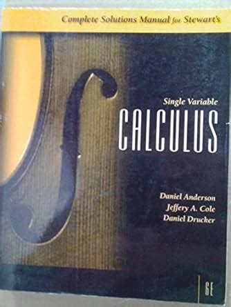 Read Single Variable Calculus Stewart 6Th Ed 