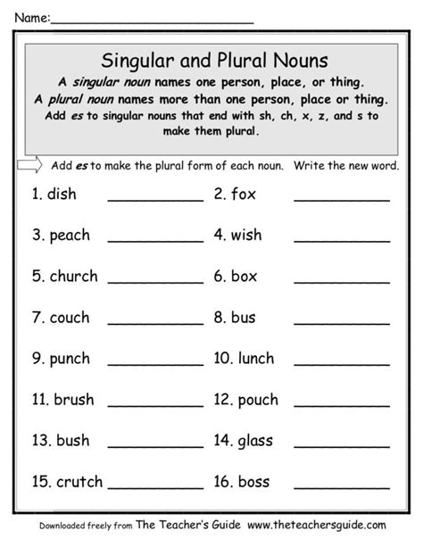 Singular And Plural Nouns Third Grade Teaching Resources Plural Worksheets 3rd Grade - Plural Worksheets 3rd Grade
