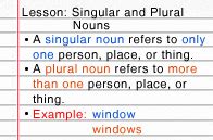 Singular And Plural Nouns Turtle Diary Singular And Plural For Kindergarten - Singular And Plural For Kindergarten
