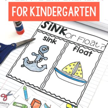 Sink Or Float Mrs Bu0027s Beehive Sink Or Float Worksheet For Kindergarten - Sink Or Float Worksheet For Kindergarten