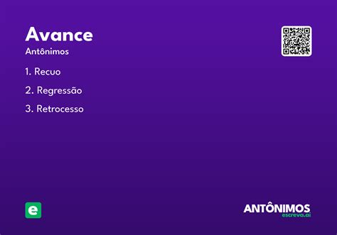 Sinonimo De Avance