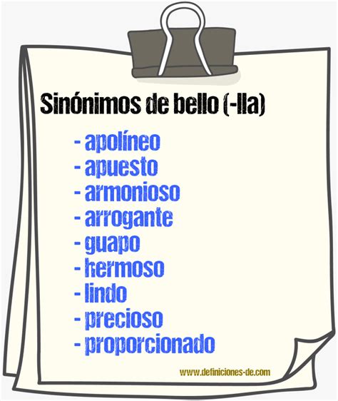 Sinonimo De Bello