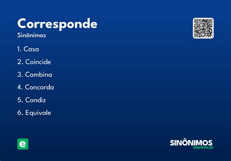 Sinonimo De Corresponde