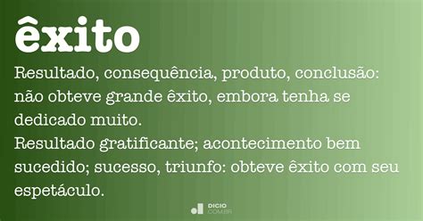 Sinonimo De Exito