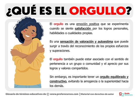 Sinonimo De Orgullo