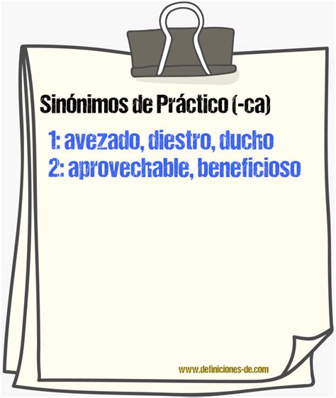 Sinonimo De Practico