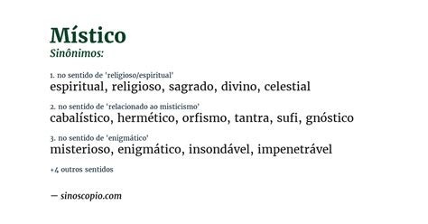 Sinonimo Di Mistico