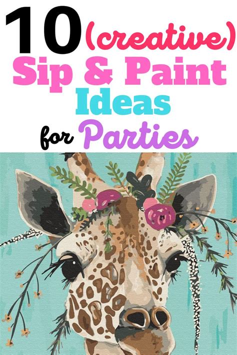 Sip Paint Ideas