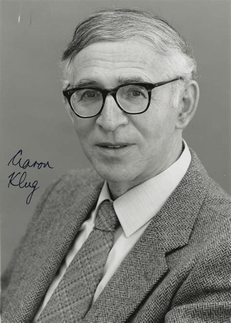 sir aaron klug biography samples