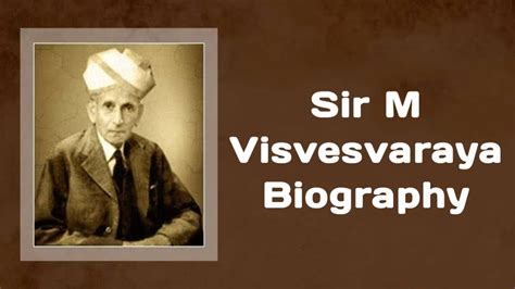 sir m visvesvaraya biography pdf