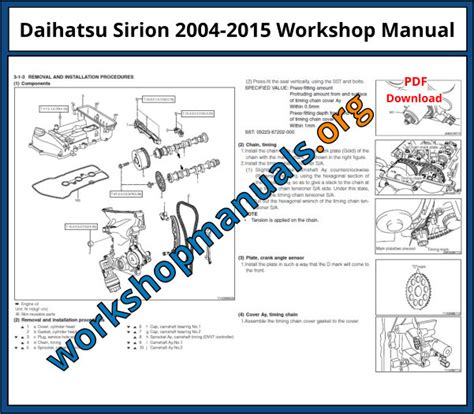 Sirion Workshop Manual