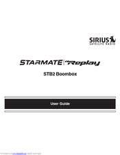 Download Sirius Boombox User Guide 