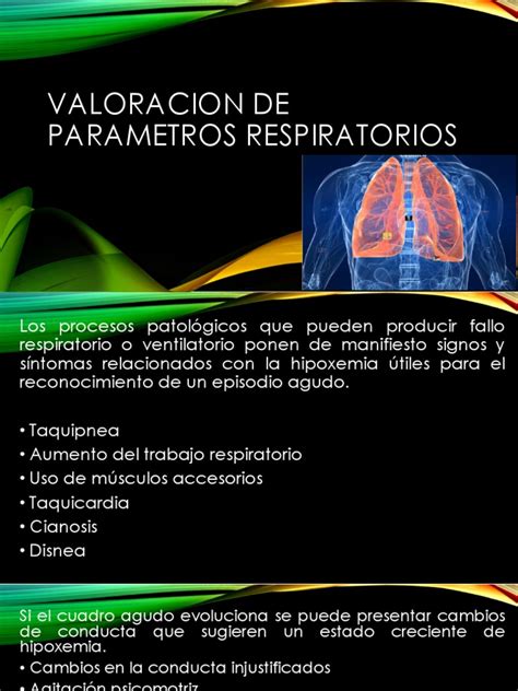 sistema respiratorio parametros