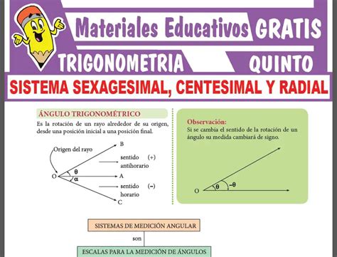 sistema sexagesimal centesimal y radial pdf