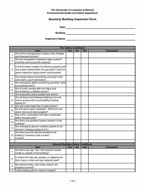site investigation report checklist doc