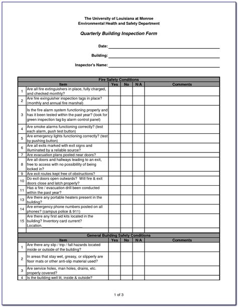 site investigation report checklist doc