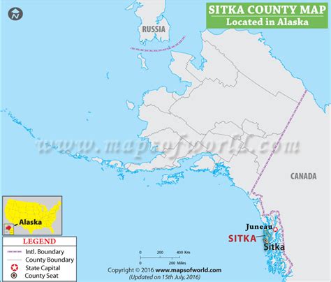 sitka alaska map