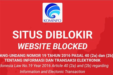  Situs Dewasa Yang Diblokir Oleh Kementerian Komunikasi Dan Informatika - Situs Dewasa Yang Diblokir Oleh Kementerian Komunikasi Dan Informatika