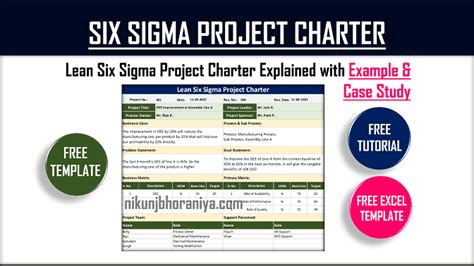 six sigma project title examples for autobiography