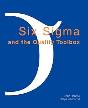 Download Six Sigma And The Quality Toolbox For Service And Manufacturing 
