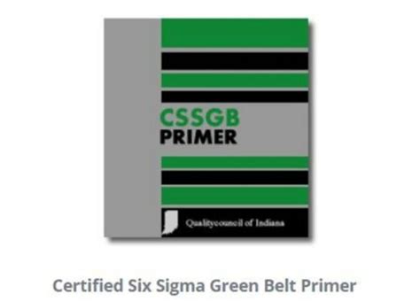 Read Six Sigma Green Belt Primer Solution Text File Type Pdf 