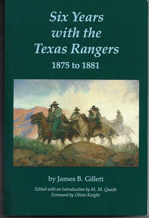 Full Download Six Years With The Texas Rangers 1875 1881 File Type Pdf 