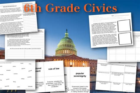 Sixth Grade Civics The Curriculum Corner 4 5 6th Grade Civics - 6th Grade Civics