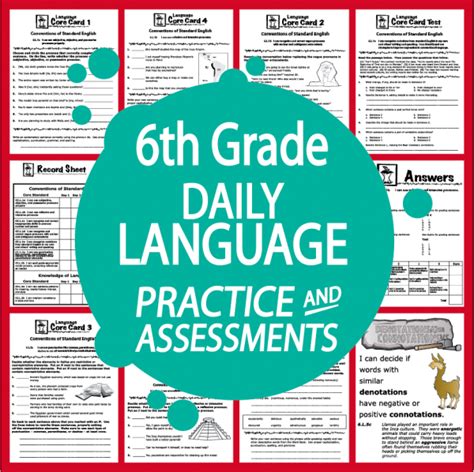 Sixth Grade Daily Language Practice Amp Assessments Daily Academic Vocabulary Grade 6 - Daily Academic Vocabulary Grade 6