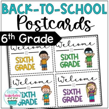 Sixth Grade Welcome Back To School Letter
