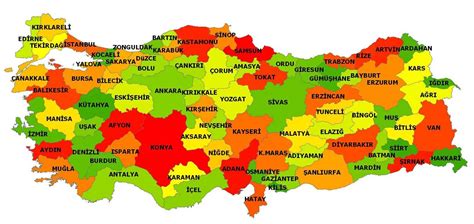 siyasi harita türkiyes