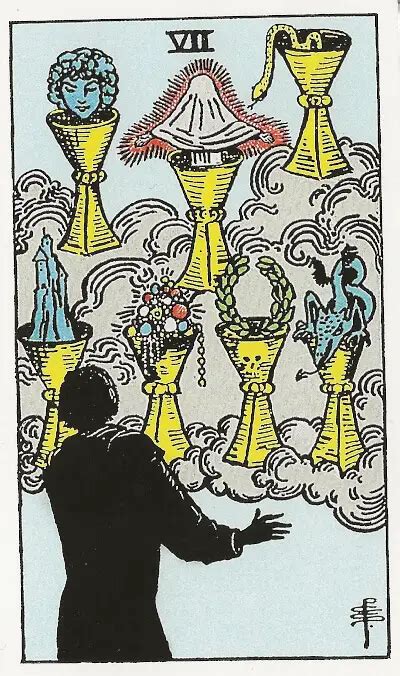 sju i bägare tarot