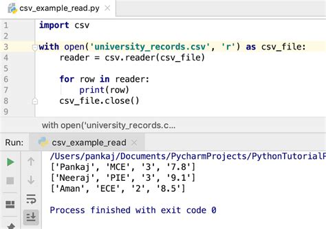 skapa csv file är open python 3