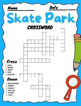 skatepark trick Crossword Clue Wordplays.com