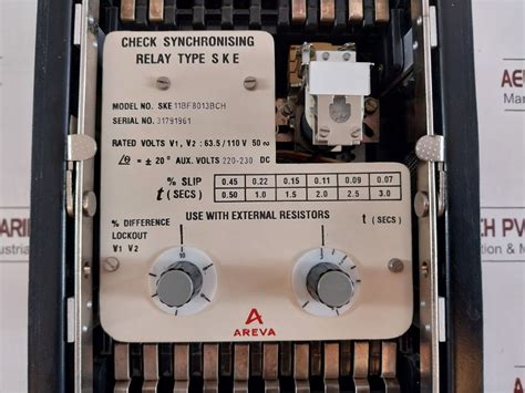 ske 11 check synchronising relay manual