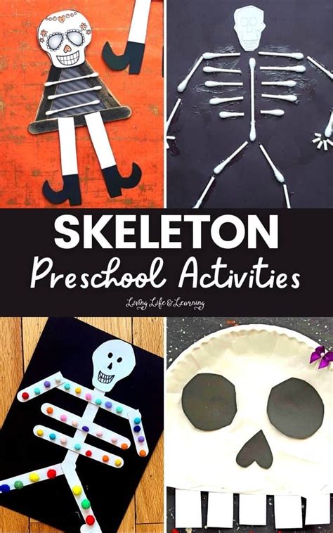 Skeleton Preschool Activities Living Life And Learning Skeleton Activity For Kindergarten - Skeleton Activity For Kindergarten