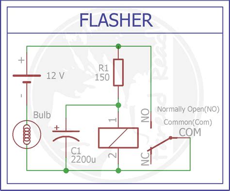 skema flasher motor