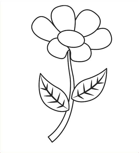 sketsa bunga
