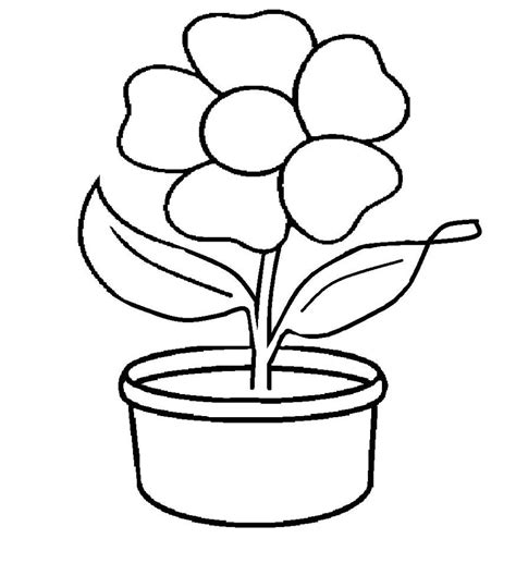 sketsa gambar bunga