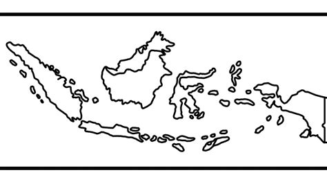sketsa peta indonesia