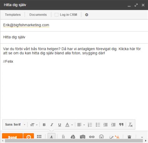 skicka video med mail
