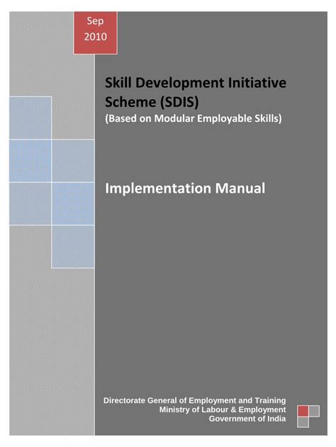 skill development initiative scheme sdis
