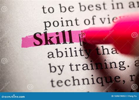 Skill Dictionary Definition