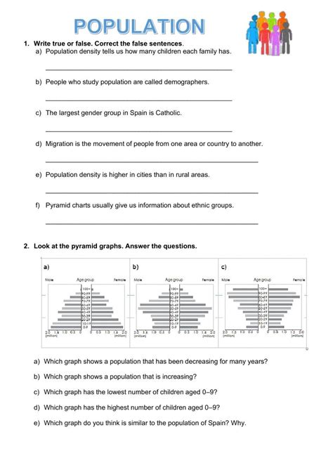 Skill Worksheet Population