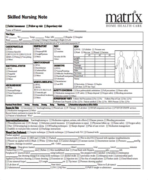 Full Download Skilled Nursing Documentation Examples 