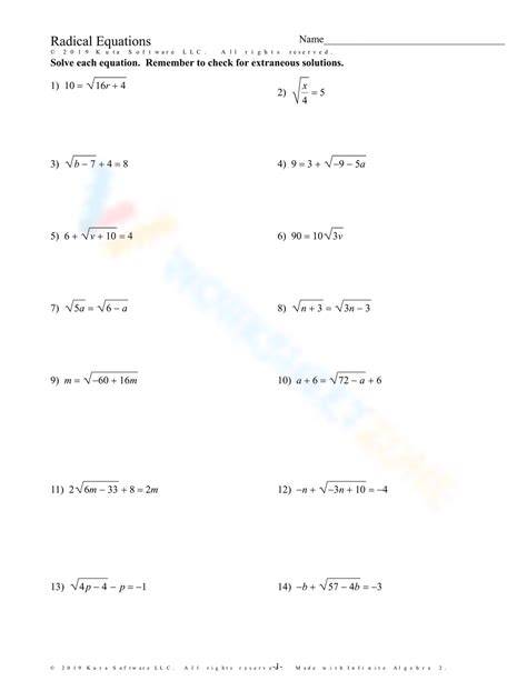 skills practice radical equations 6 2