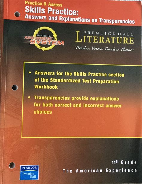 Read Online Skills Practice Answers And Explanations On Transparencies Platinum Level Prentice Hall Assessment System Review And Reteach 