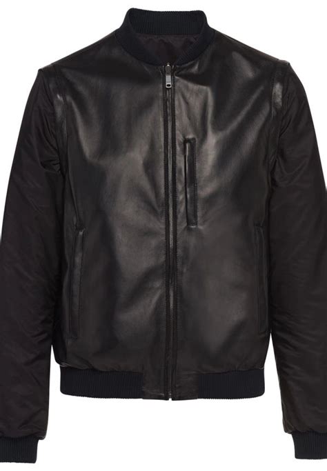 skinn jacka bomber